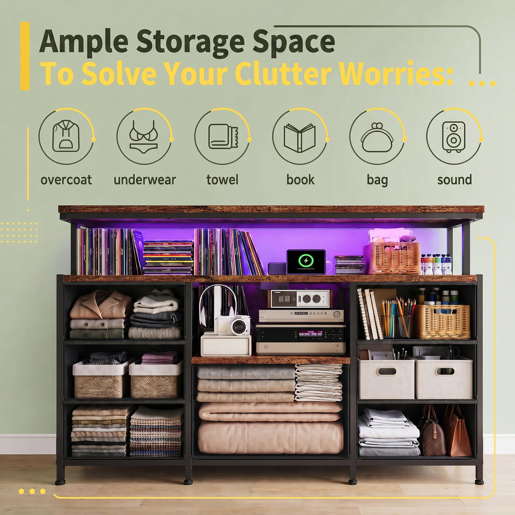 Dresser TV Stand with 7 Drawers G230423