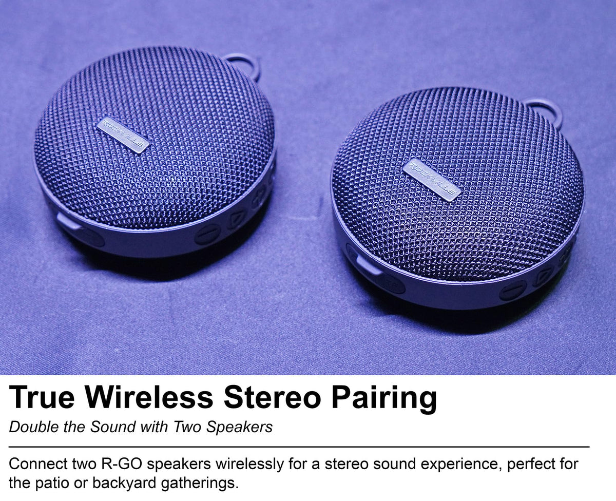 Waterproof Portable Bluetooth Speaker 2-Pack J363