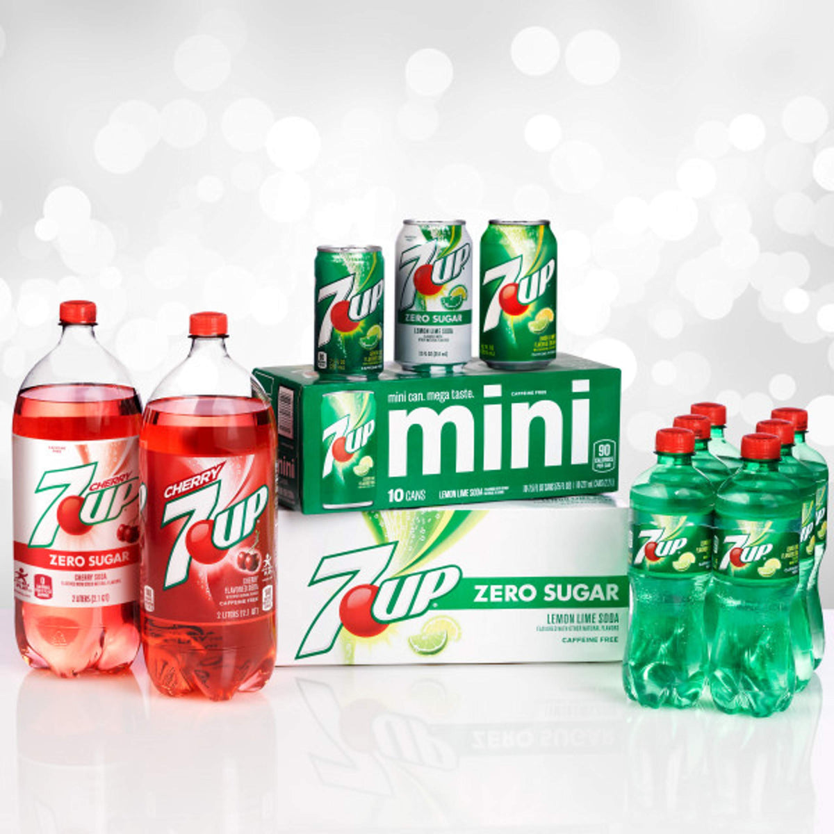Zero Sugar 7-Up Soda, 12 Oz (Pack of 24) T27712