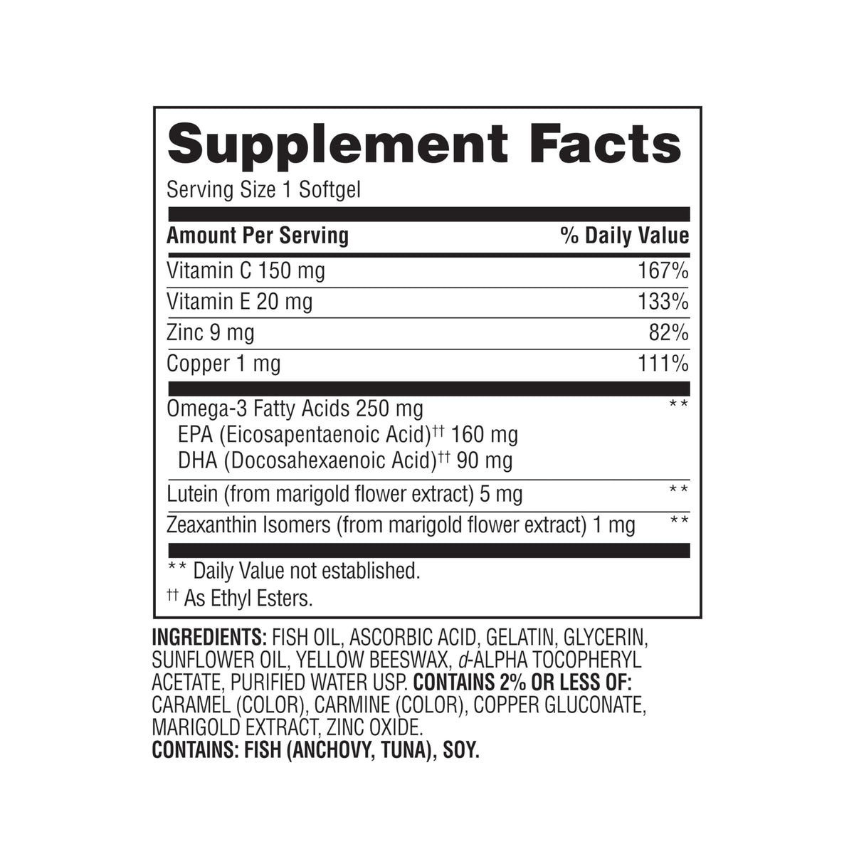 50 Count Soft Gels Dietary Supplement V72144