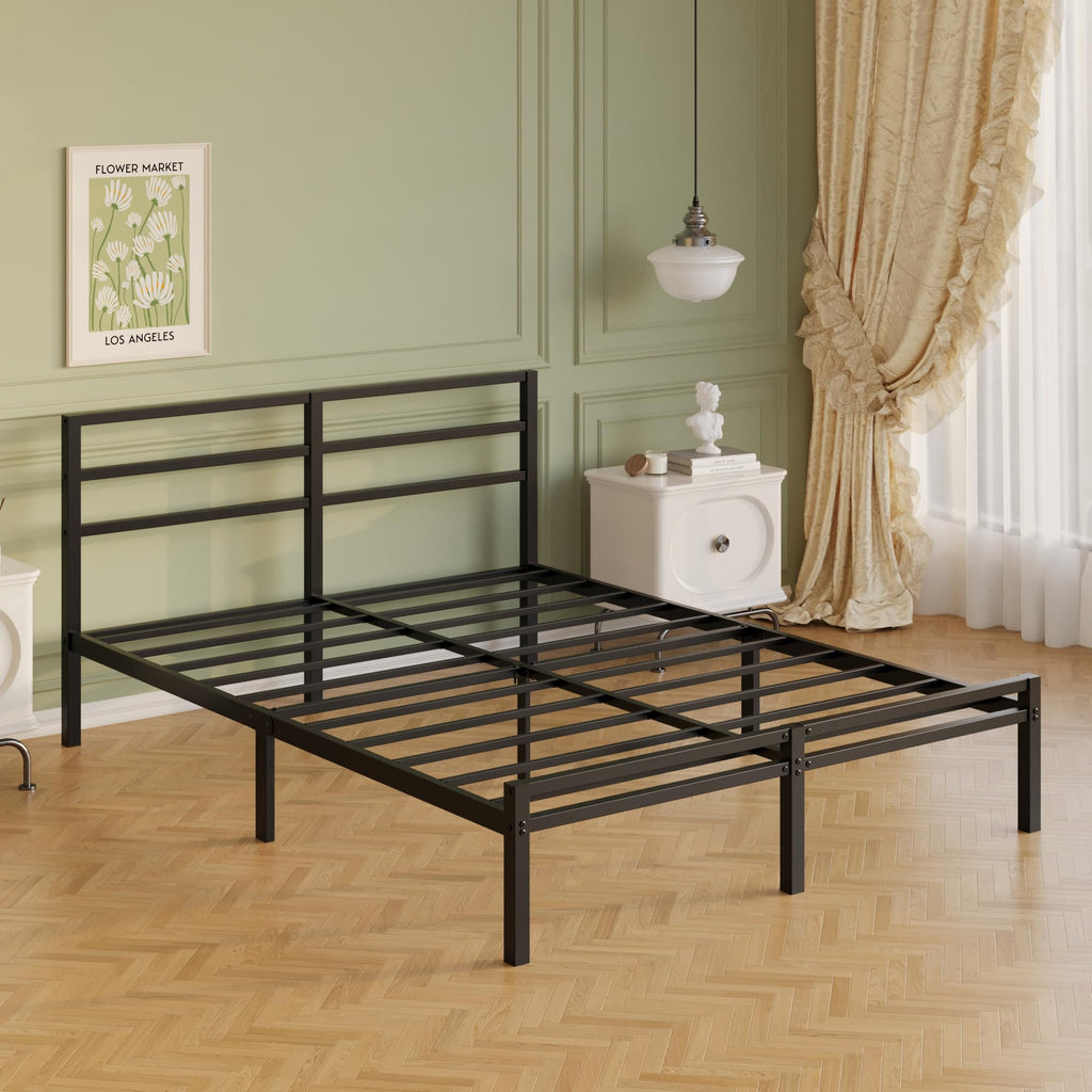 12 Inch Full Size Bed Frame with Headboard and Footboard Y994765