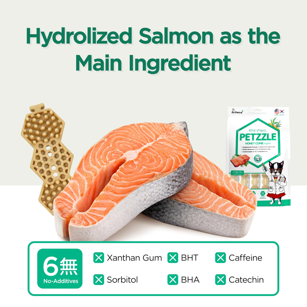 Hydrolyzed Salmon Flavor Dog Dental Chews, 14 Treats (4.45 oz.) W1299