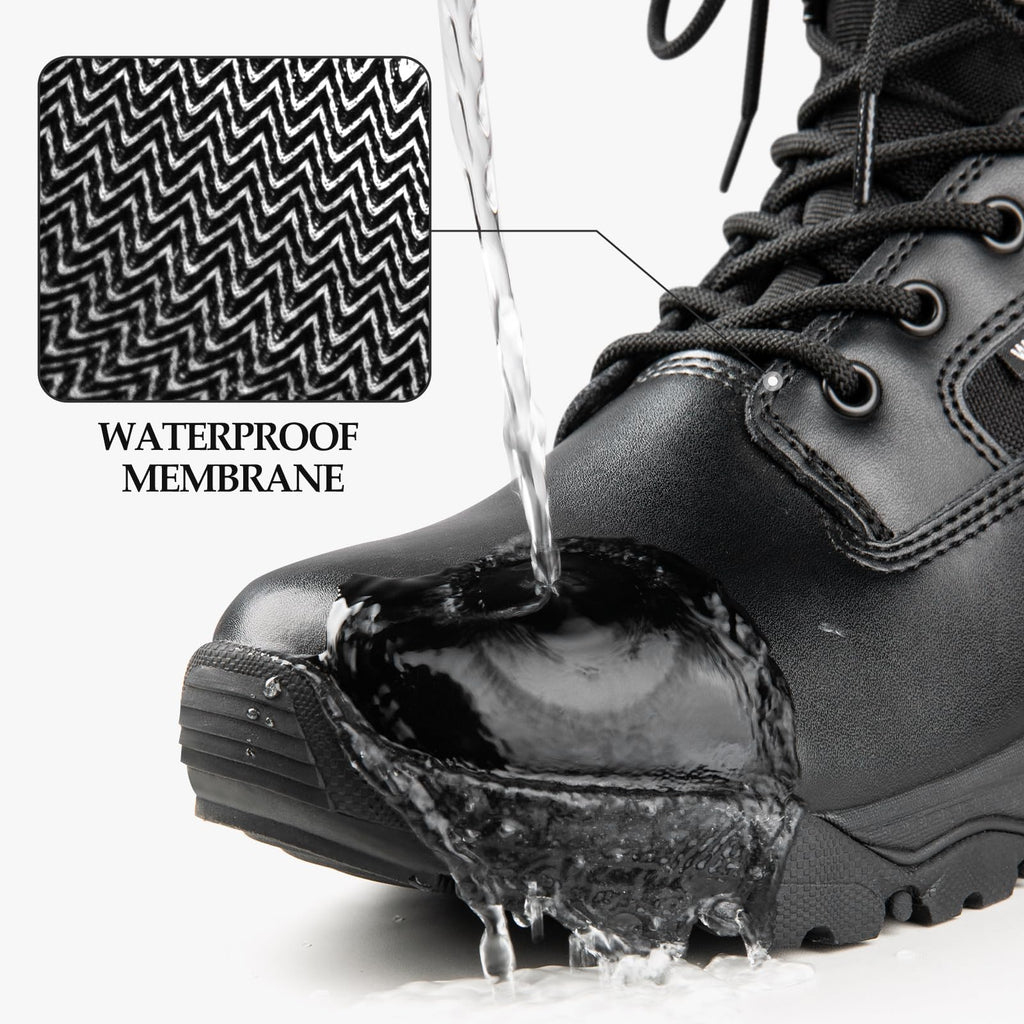 Lightweight Suede Leather Waterproof Tactical Work Boots R17574