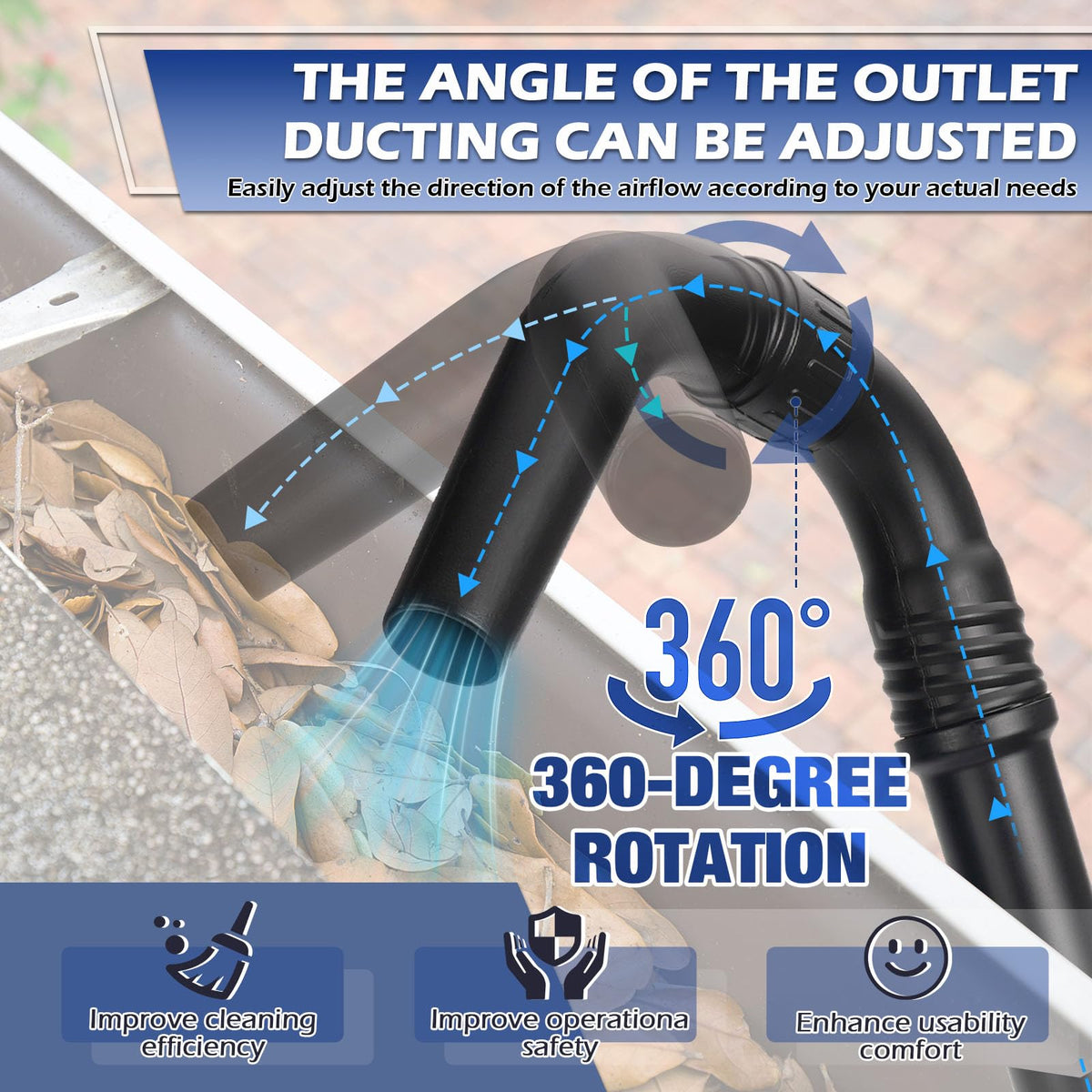 Universal Gutter Cleaning Tools for Leaf Blowers Q928