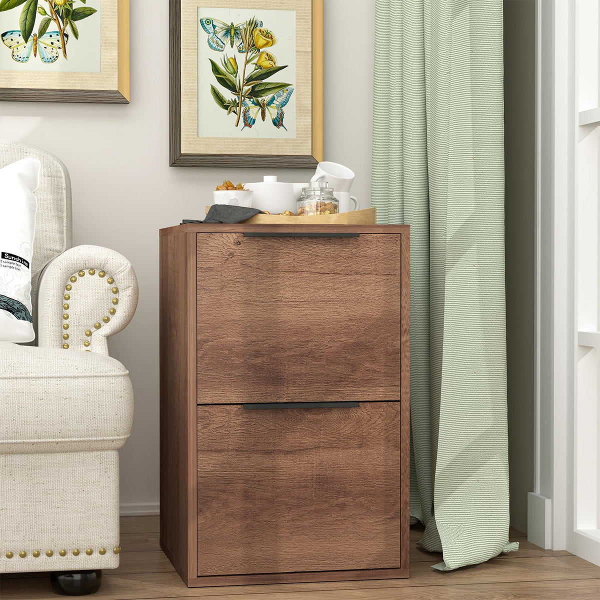 2 Drawer Filing Cabinet with Hanging Rail E19271