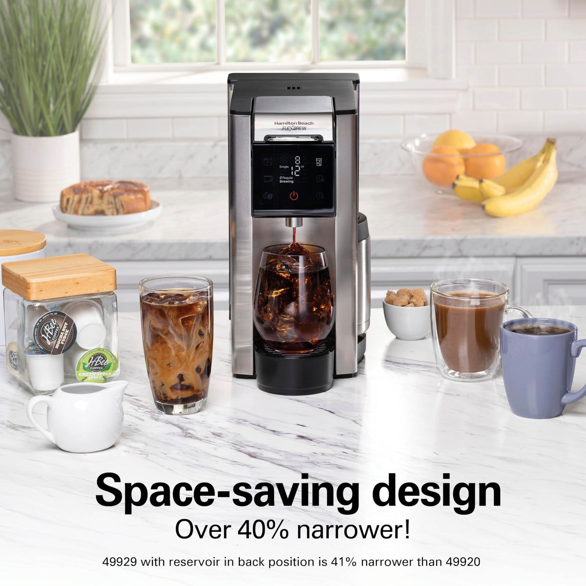 5-in-1 Drip & Single Serve Coffee Maker N923468