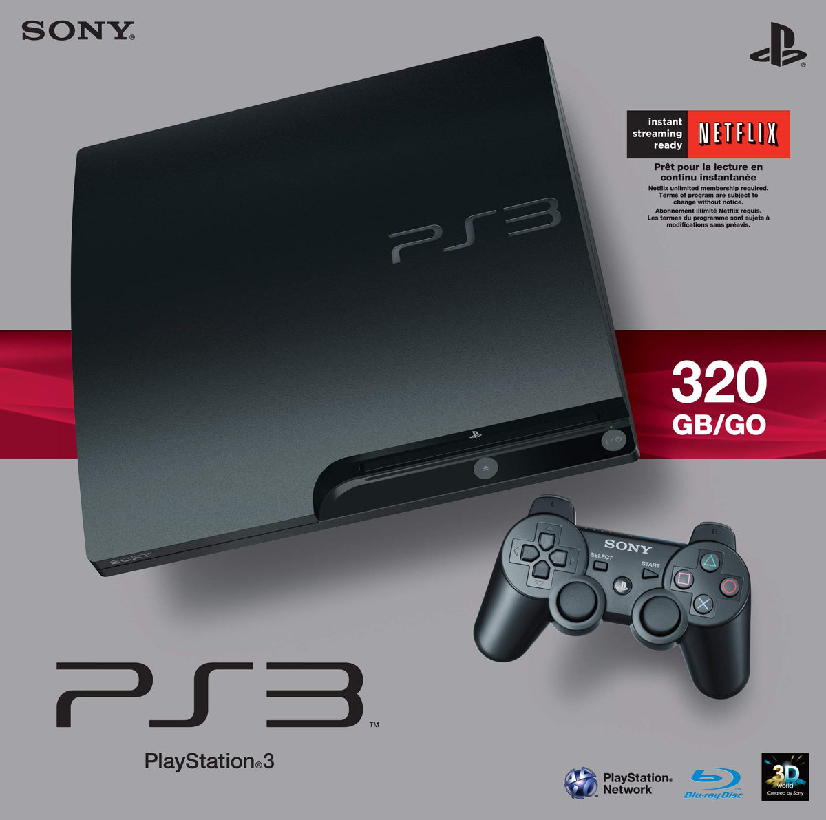 Charcoal Black 320 GB Console D790595