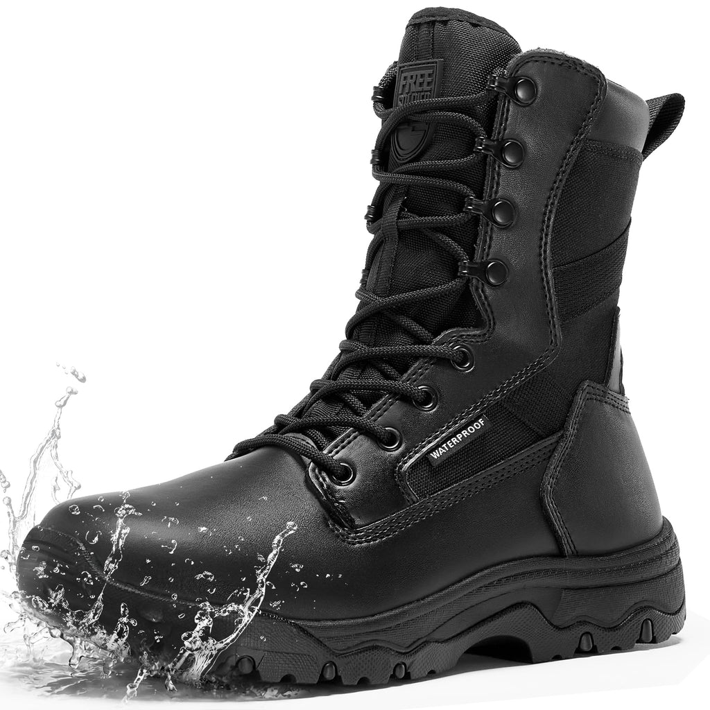 Lightweight Suede Leather Waterproof Tactical Work Boots R17574