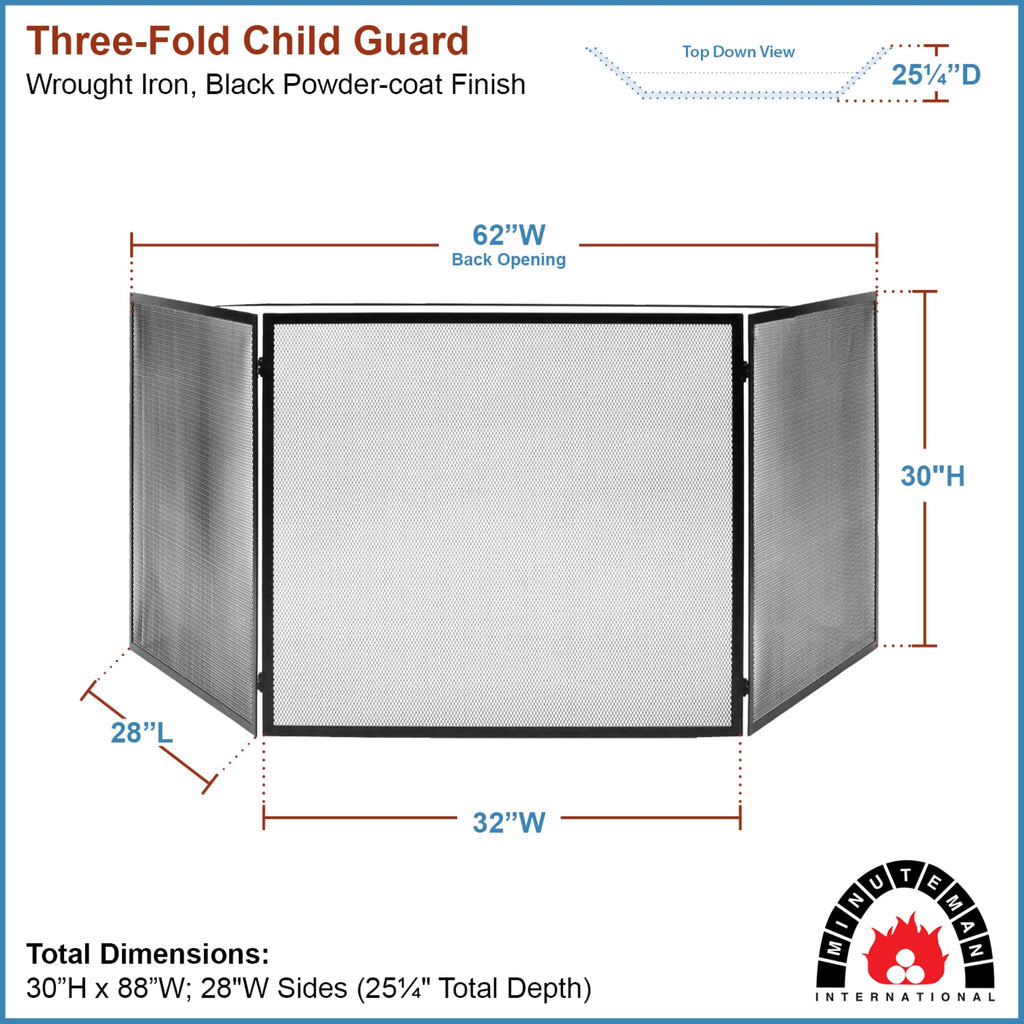 Three-Fold Child Guard for Wood and Pellet Stoves U741819