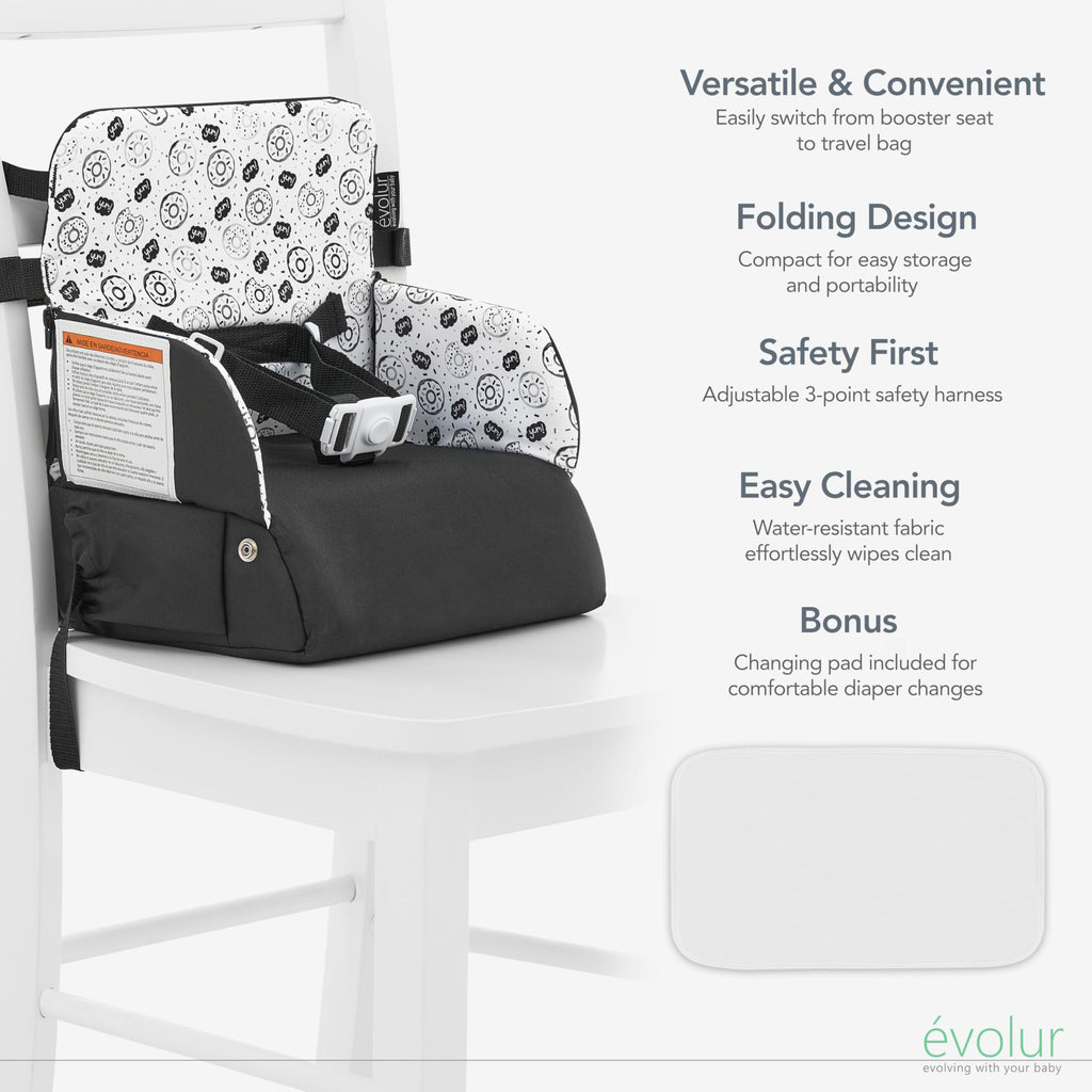 2-in-1 Portable Booster Seat and Travel Bag K680524