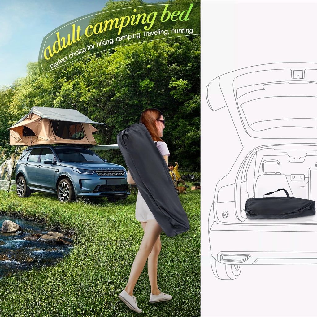Folding Camping Cot with Carry Bag W11966