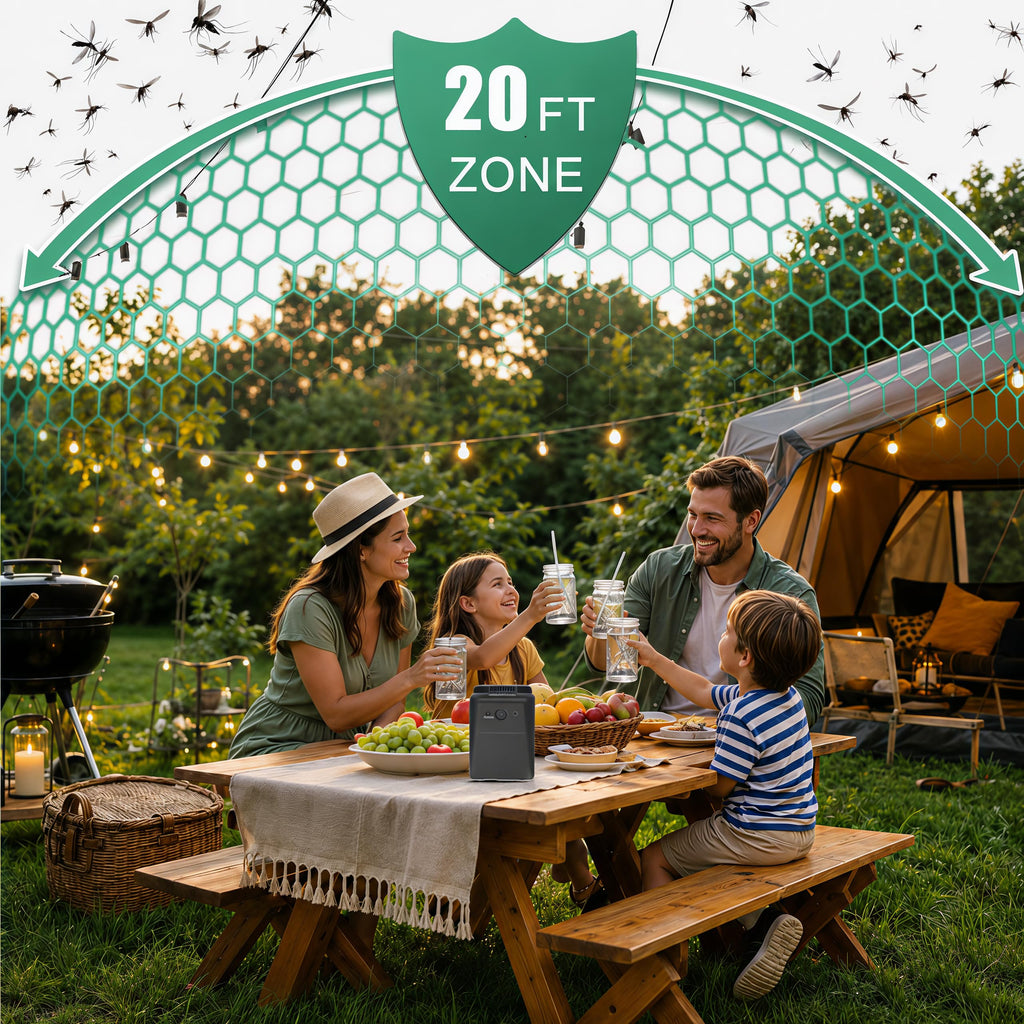 2-in-1 Rechargeable Mosquito Repellent Outdoor N7595