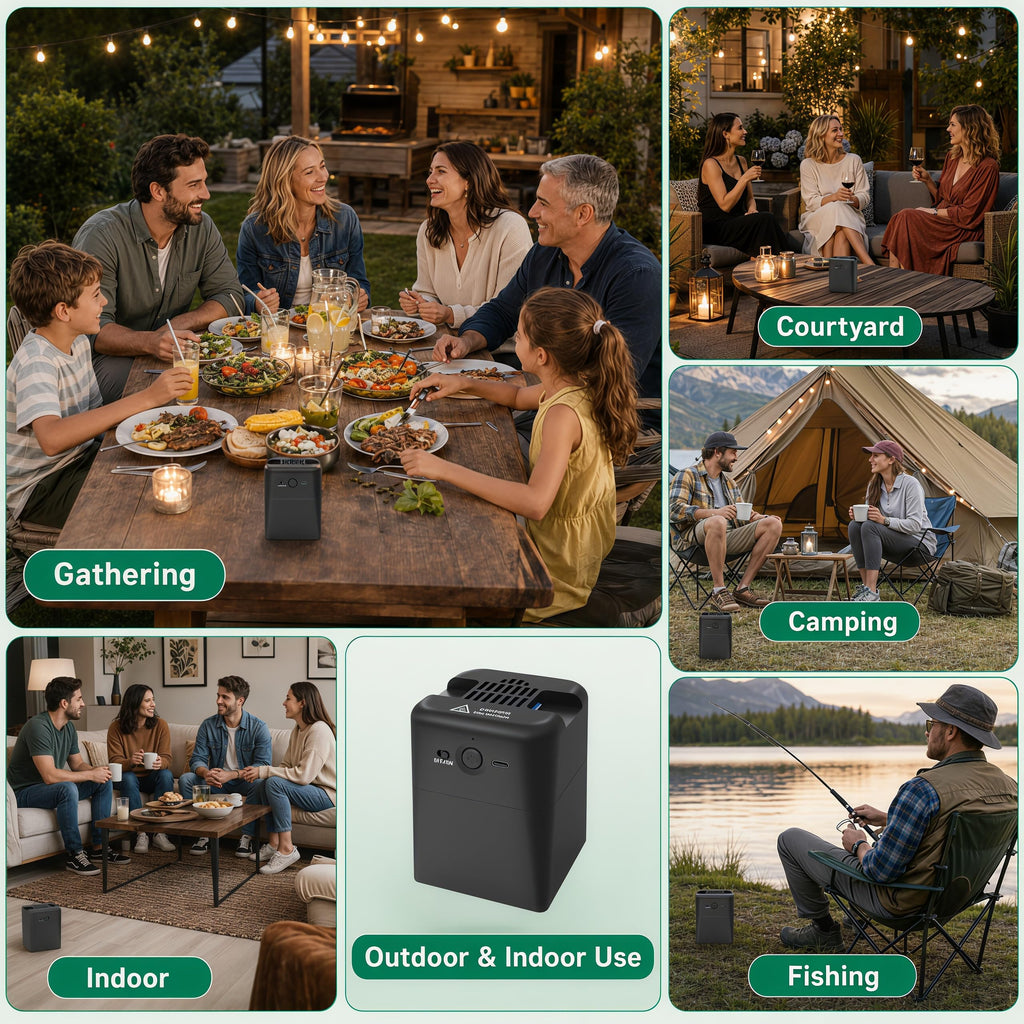 2-in-1 Rechargeable Mosquito Repellent Outdoor N7595